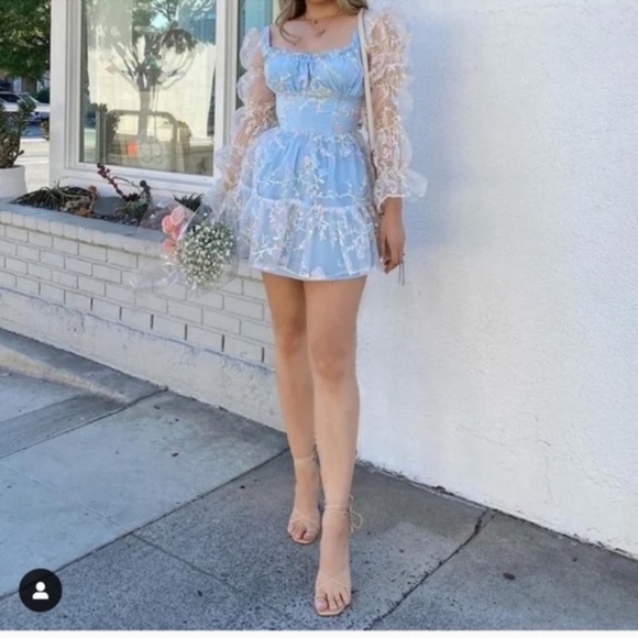 Dolls Kill x Sugar Thrillz Saloon Moon Sheer Babydoll Dress size Medium - Picture 2 of 3